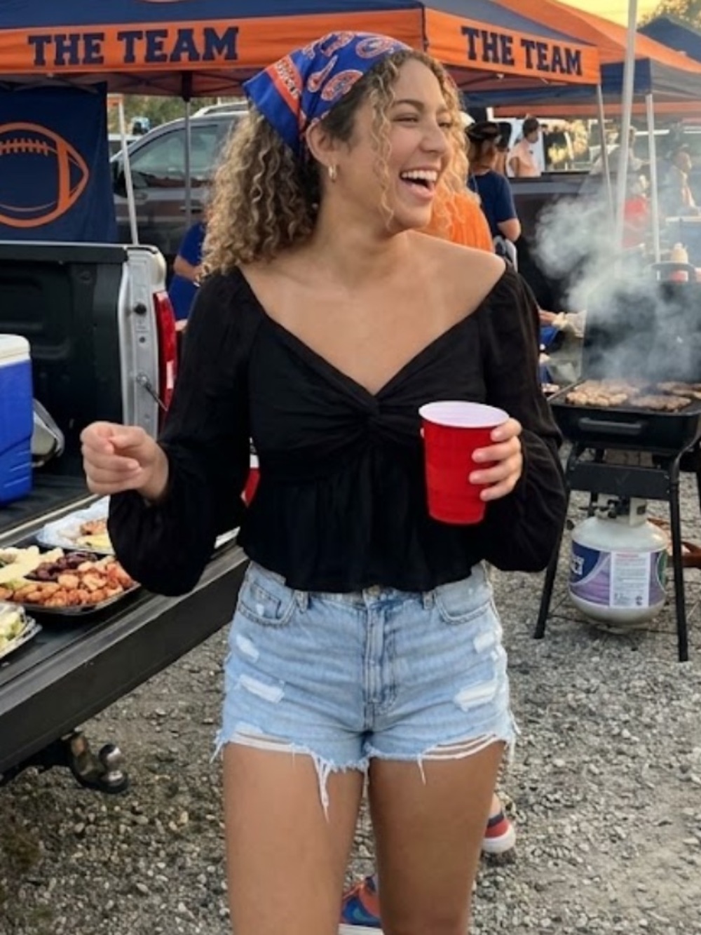 Black Cropped Top